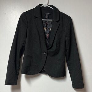 British Khaki Women's Classic Black Blazer